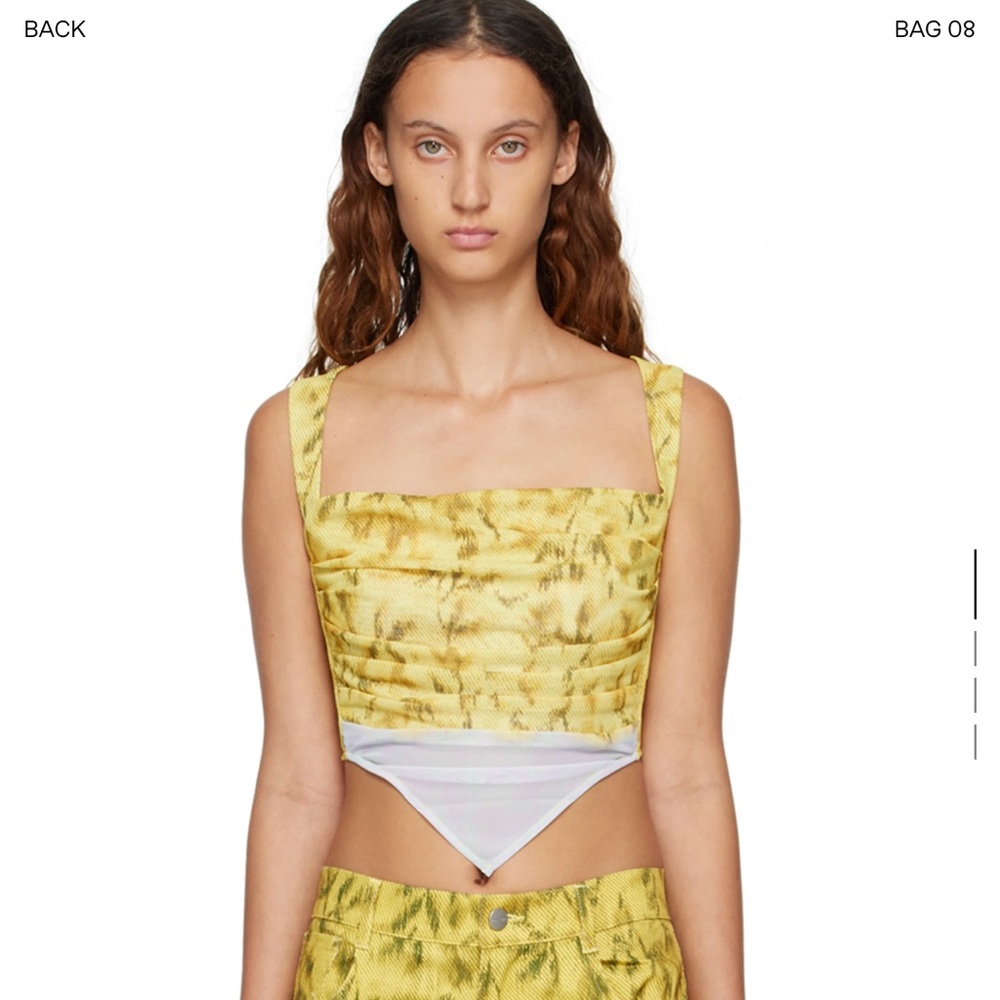 Miaou Yellow Tati Tank Top *never worn*